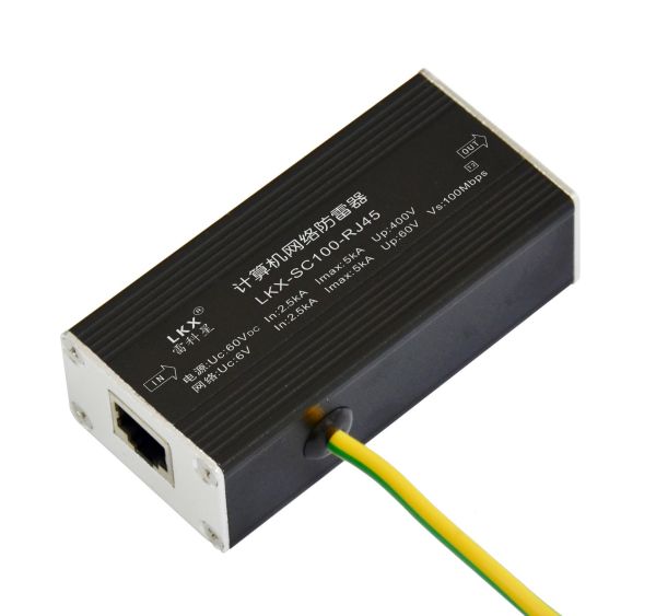 計算機網(wǎng)絡防雷器(LKX-SC) 100Mbps 1000Mbps 單口 4口 8口